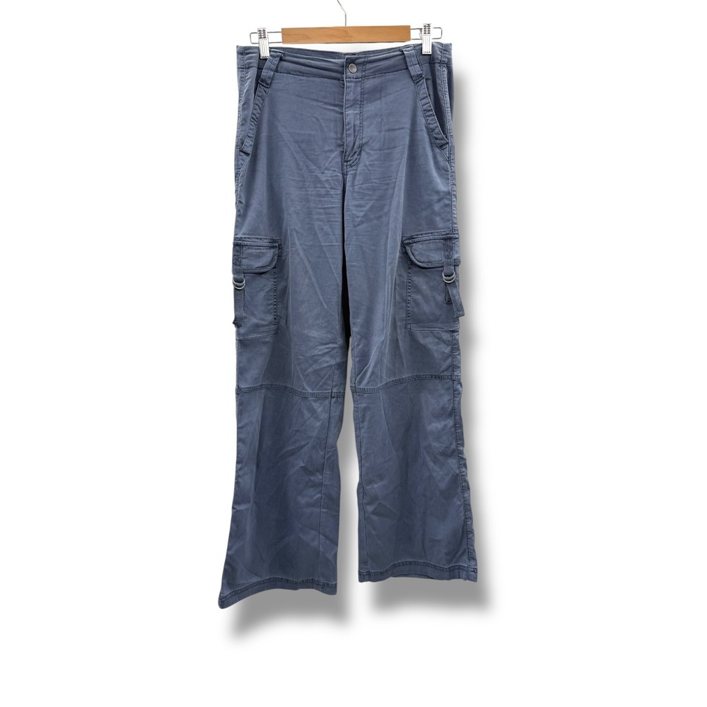 American Eagle Cargo Pants 4‎ Super High Rise Baggy Wide Leg Casual Utility Y2K